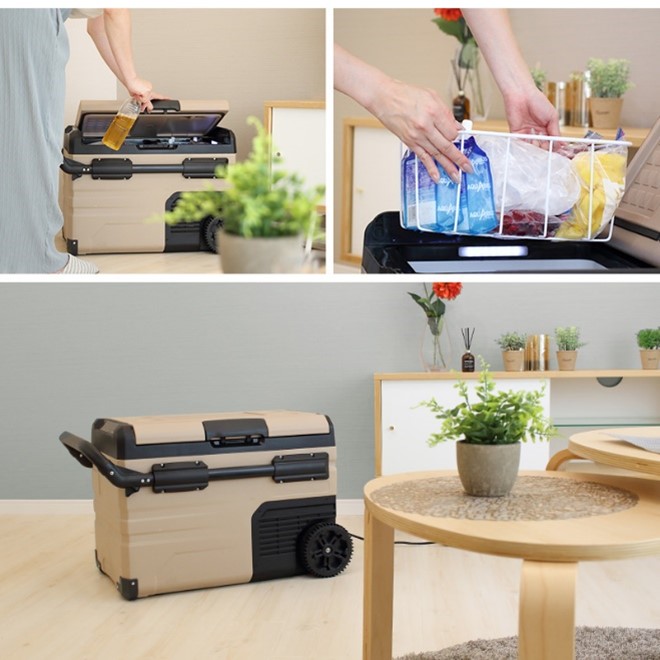NATUUL】どこでも冷凍冷蔵庫 37L（NL-IB37C-BE）を発売 〜アウトドアや 